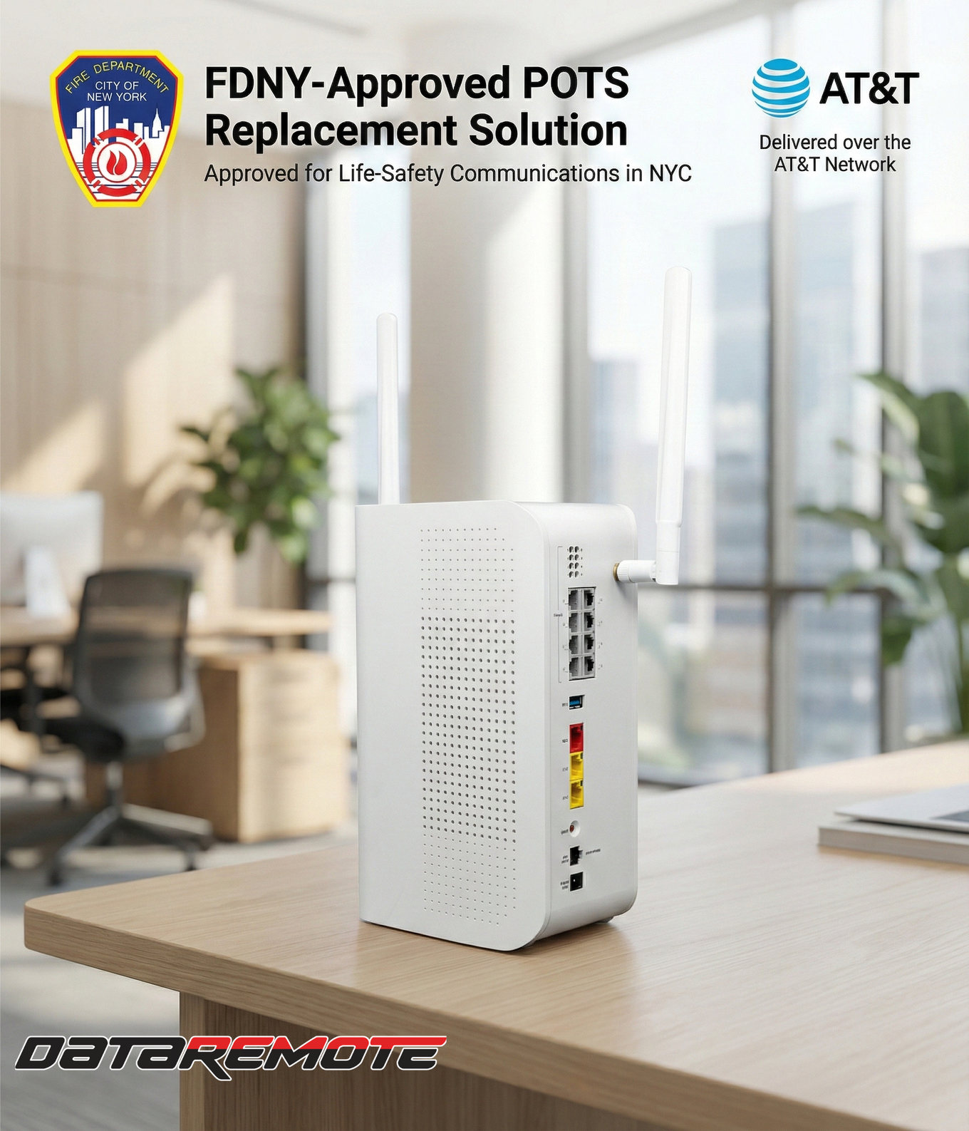 A Major Milestone: AT&T Achieves New York Certification for DataRemote Hardware