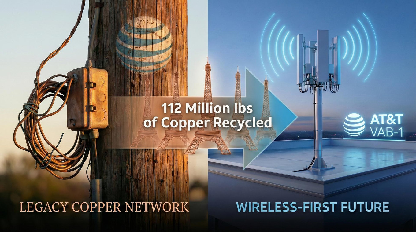 AT&T's Copper Shutdown Goes "Wireless-First!"